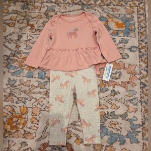 NWT Carter's 18mo Girl's Outfit Set